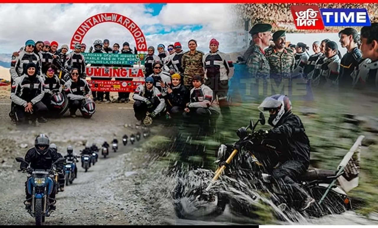 Celebrating 25 Years of Valor: All-Women Motorbike Rally Honours Kargil Heroes